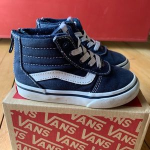 Vans SK8 Hi Zip. Navy Blue. Size 6 Toddler